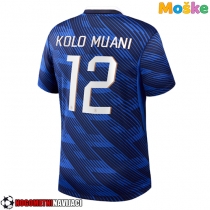 Moške Nogometnih dresov Francija Randal Kolo Muani #12 Domači SP 2026 Kratki rokavi